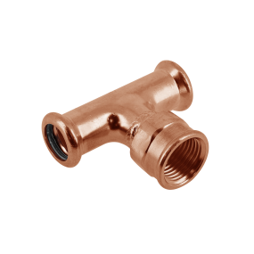 BONFIX M-press RK-water T-stuk 35 x 1'' bi.dr. x 35 mm
