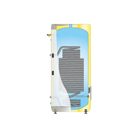 Delta GeoCoil 300 liter - Indirect gestookte boiler t.b.v. warmtepomp