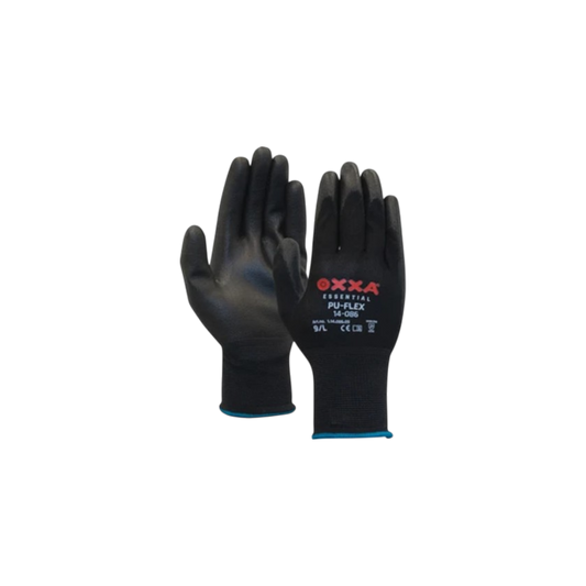 Oxxa Essential PU-Flex Safety Gloves Size 10/XL Polyurethane Black