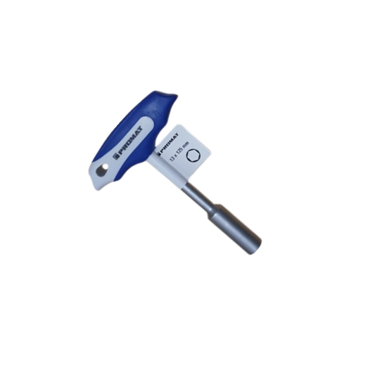 Promat zeskantdopsleutel sleutelwijdte 13 mm klinglengte 125 mm