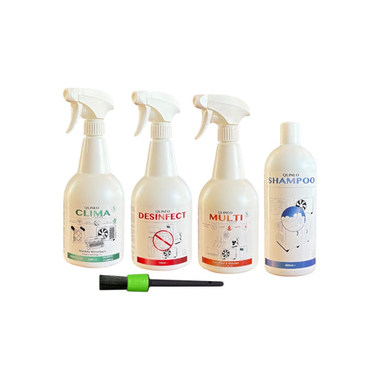 Qlineo Startset onderhoud voor airconditioners, warmtepompen en ventilatiesystemen